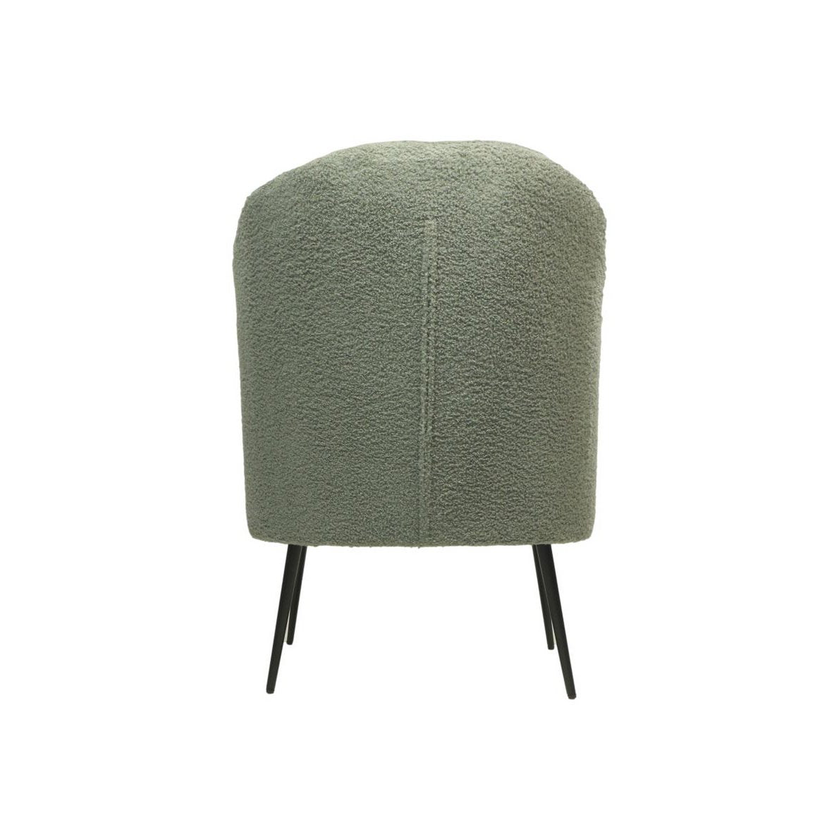 Fauteuil Ted - Grijs/Zwart - Teddy/Bouclé