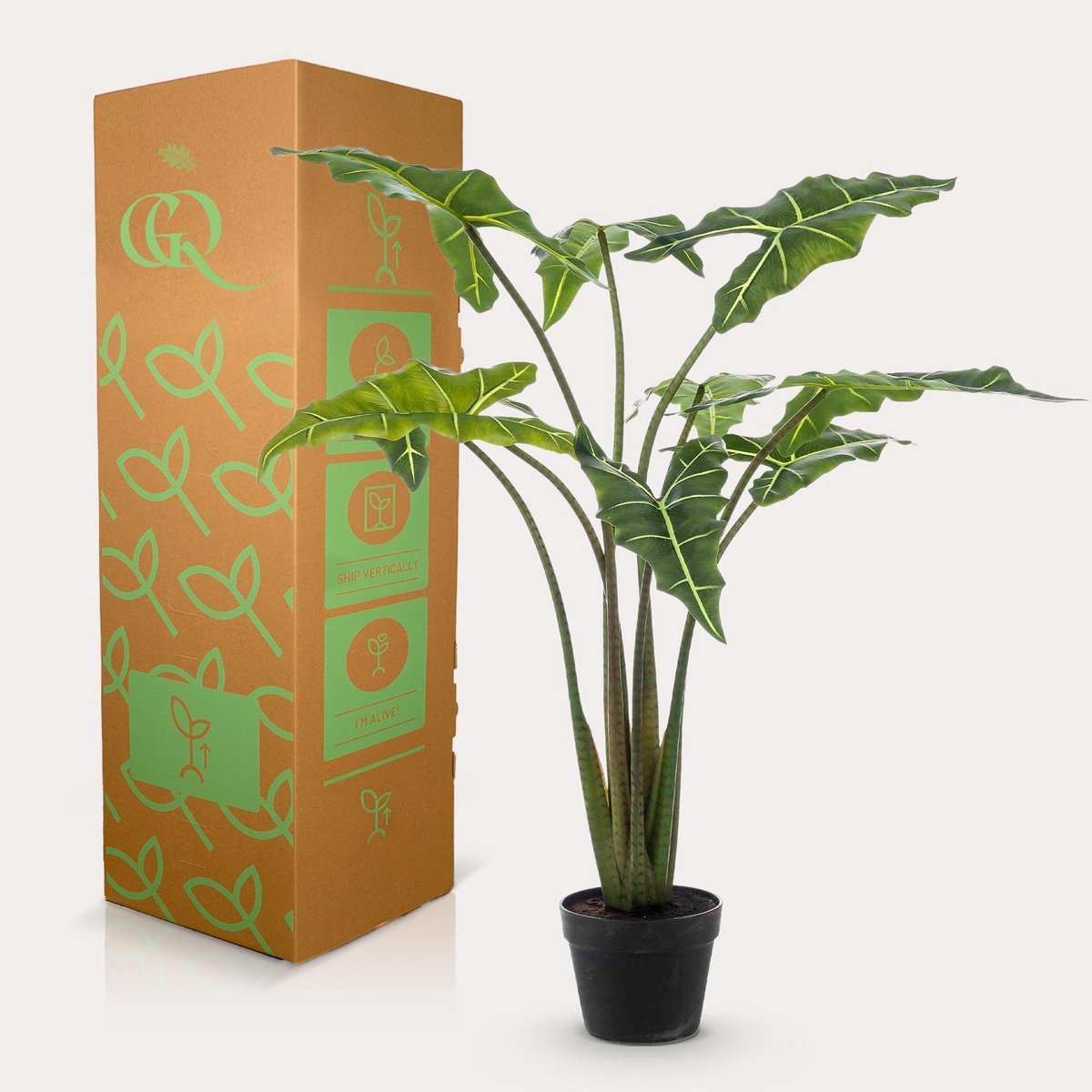 Alocasia Kunstplant - 100 cm