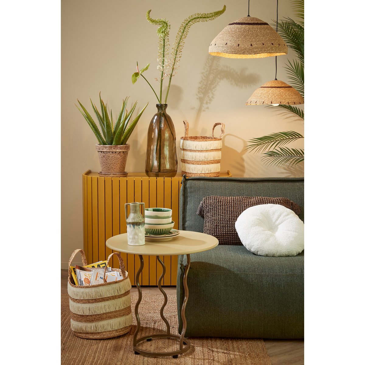 Hanglamp Joulz - Jute - Lichtbruin