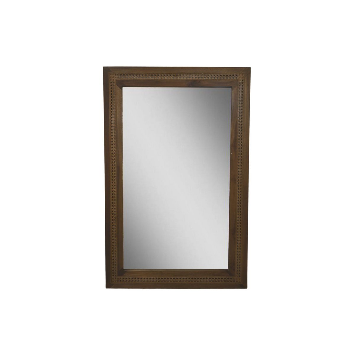 Rotan/Teak Spiegel - 120x3x80