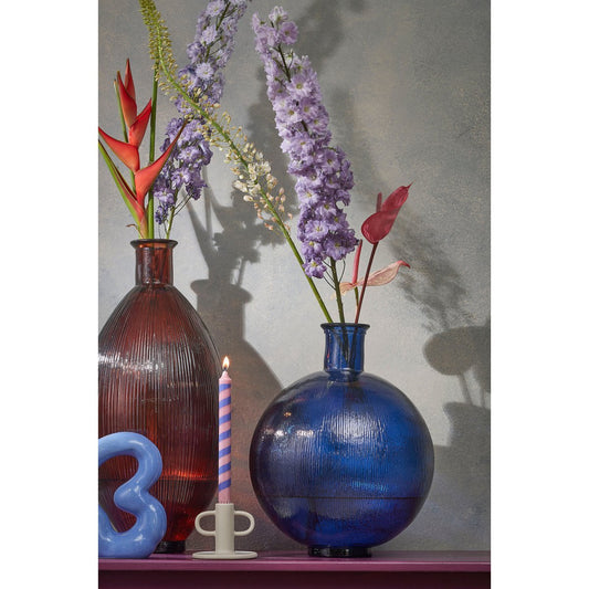 Firenza Vaas H42 x Ø34 cm - Donkerblauw