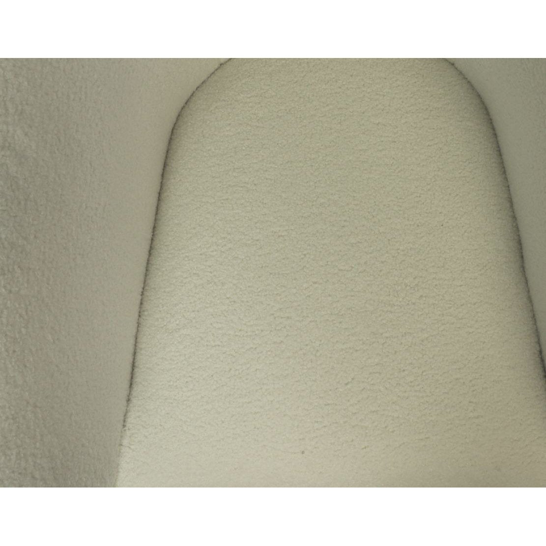 Fauteuil Ted - Wit/Zwart - Teddy/bouclé